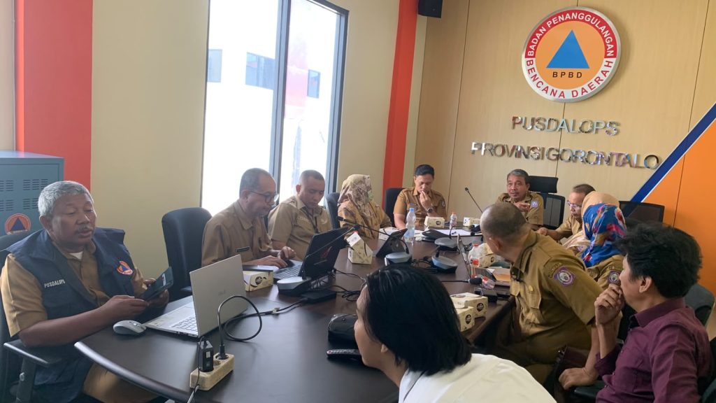 BPBD Gorontalo Libatkan Lintas OPD Susun Rencana Penanggulangan Bencana